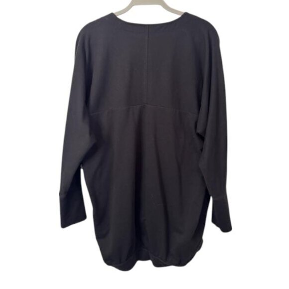 BCBGMaxAzria black long sleeve sweater dress size M - Picture 7 of 8